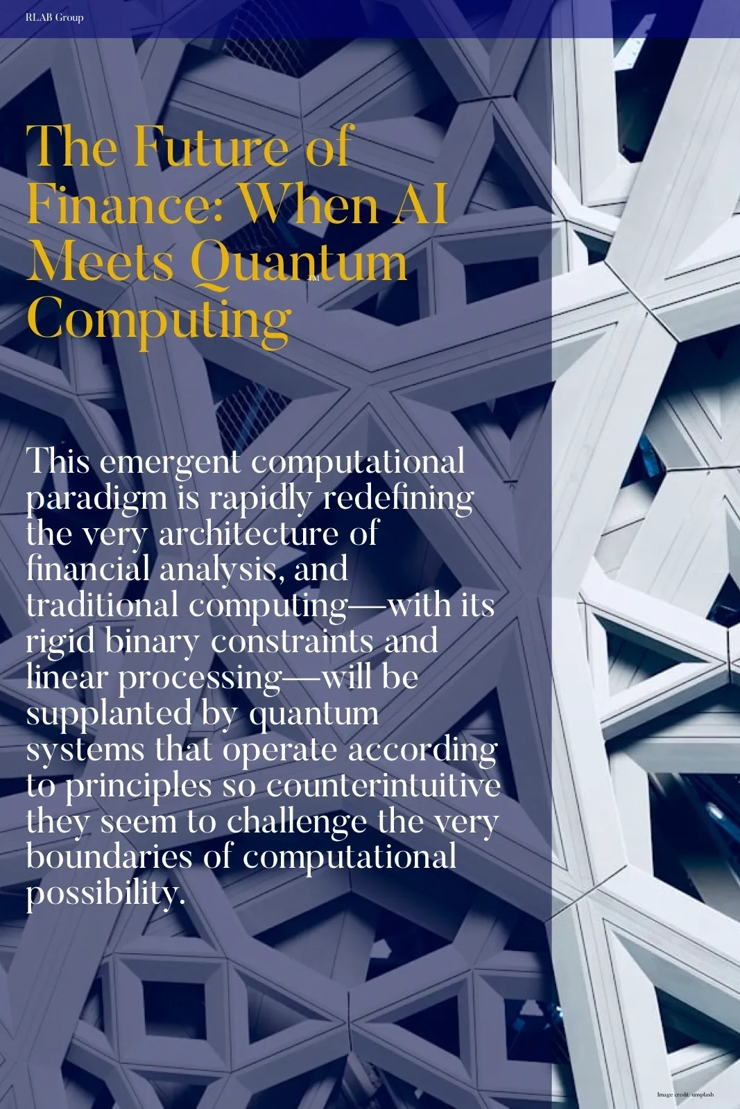 The Future of Finance: When AI Meets Quantum Computing