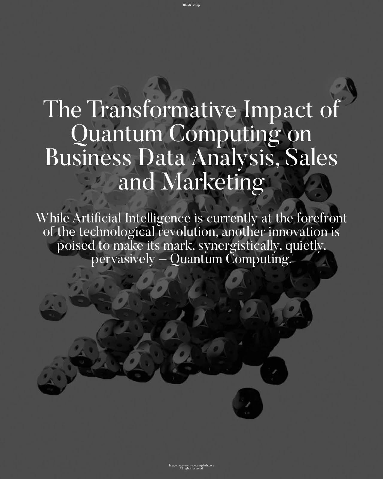 In the not too distant future, when QC/AI is the New Black…